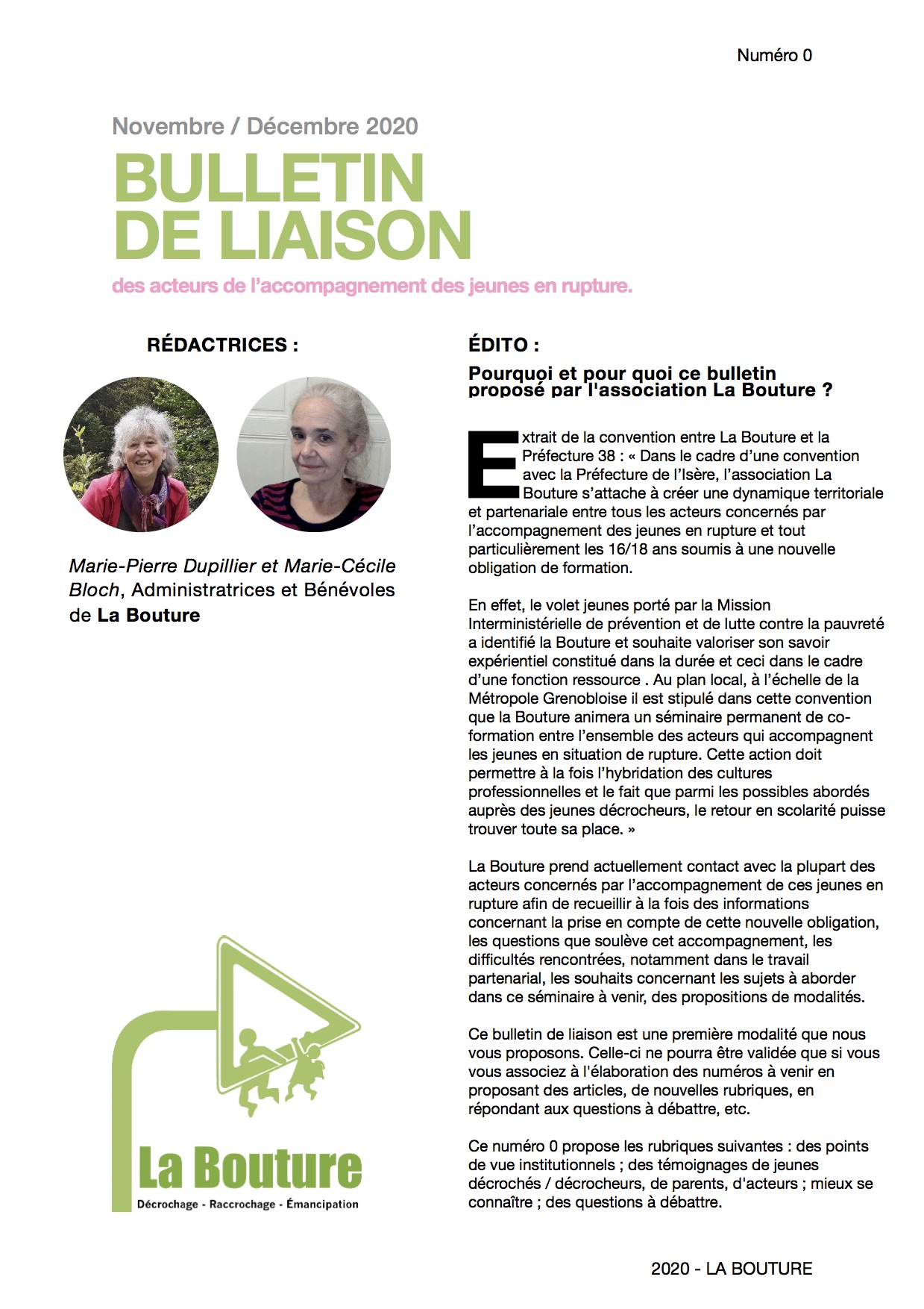 BULLETIN DE LIAISON n°0